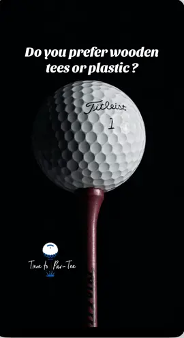 Wooden or plastic tees , do either make it make you hit the ball farther or does cost matter? #golf #tees #golfballs #power #play 