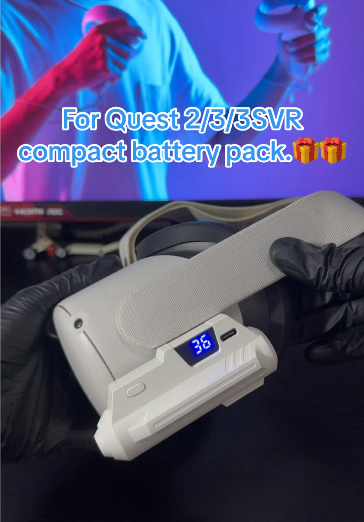 For Meta Quest 2/3/3SVR compact battery pack.🎁🎁 Make your charging faster and more convenient🎁🎁 #For #VR #Meta #oculus #Quest2 #Quest3 #quest3s #Battery Pack#oculusquest3s Battery Pack#oculusquest3 Battery Pack#oculusquest2 Battery Pack#quest3 Battery Pack#quest3s Battery Pack#VR accessories#Present