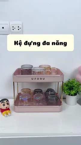 Kệ đựng đa năng để cốc có kèm khay ráo nước nè #uforu #uforumall #kedungdanang #kedanang #viral 