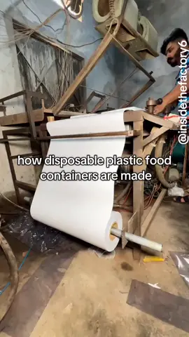 How disposable plastic food containers are made #creatorsearchinsights #disposable #factory #manufacturing #plastic #fypppppp #viralvideo 