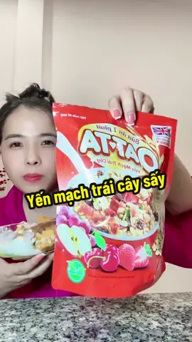 Yến mạch trái cây sấy khô bổ sung canxi sắt và vitamin E+D giúp chị em ăn kiêng mà ko thiếu chất #review #Thureview #xuhuongtiktok #Learontiktok 