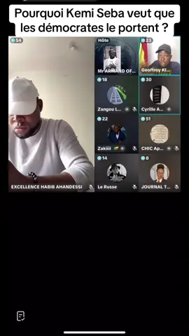 Pourquoi Kemi Seba veut que les démocrates le portent ?@EXCELLENCE HABIB AHANDESSI #politique #benintiktok🇧🇯 