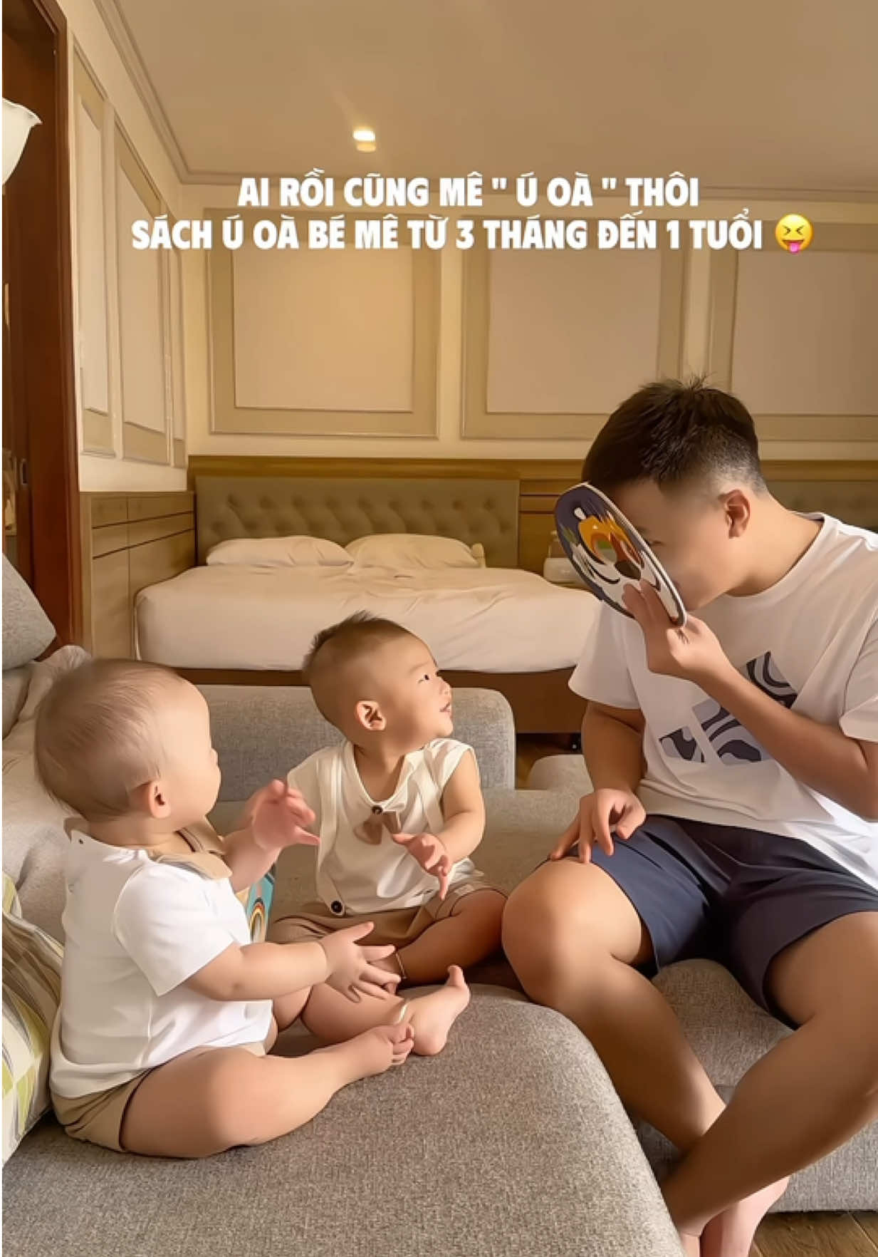 Trung bình nhà có em bé ngày chơi Ú Oà mấy chục lần 😝 #mesamso #trochoivui #baby #dayconthongminh em