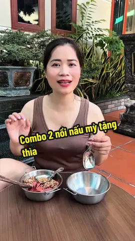 Nồi nấu mỳ tặng thìa #thanhtram86 #xh #noiinox #noiinox304 #noinaumy 