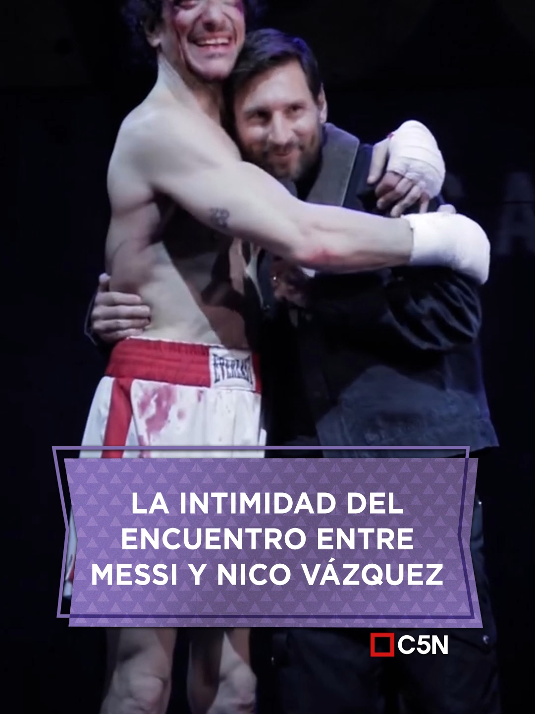 🤩 La intimidad del encuentro entre Messi y Nico Vázquez: el astro argentino cumplió su promesa y asistió a la obra teatral 