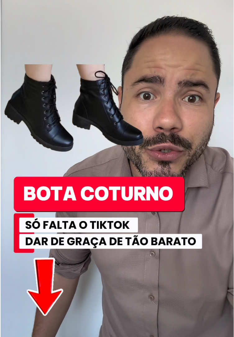 Bota coturno em promoção  #oferta #promocao #titkok  