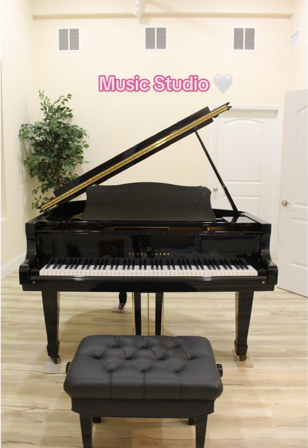 just a dream until it became real 🤍 #musicstudio #piano #businessowner #womeninbusiness #fyp