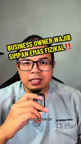 Kepada pemilik bisnes, anda wajib simpan emas fizikal.  Kenapa?  Selain daripada nilainya yang semakin lama semakin meningkat, emas juga dapat mengelakkan modal bisnes anda daripada bocor. Erti kata lain, jika anda tukarkan keuntungan bisnes dalam bentuk emas, bukan sahaja ianya kalis bocor, malahan keuntungan bisnes anda berpotensi untuk berkembang.  Sejak 20 tahun yang lalu, secara purata, harga emas meningkat sekitar 10% setahun secara purata. Kenaikannya lebih tinggi berbanding pulangan dalam bentuk dividen di bank.  Jadi jangan lepaskan peluang untuk bermula. Harga emas dalam trend yang meningkat sekarang, jangan menyesal di kemudian hari kerana tidak bermula dengan lebih awal.  Semoga bermanfaat. #publicgold #emas #emas999 #emasfizikal #businessowner 