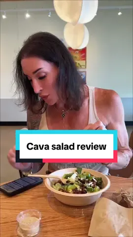 Anyone feel bloated after eating Cava? 😅 Love the taste but the water weight from all the sodium is real.  I couldn’t find Cava’s ingredient list online anywhere either so there’s no way to know exactly what’s in their food. If In N Out can publish their ingredients, I think Cava can too. What do you think? -Gabbi LSN, CPT, BSc Not a paid partnership with anyone…ever. #Fastfood #nutrition #healthyfood #healthy