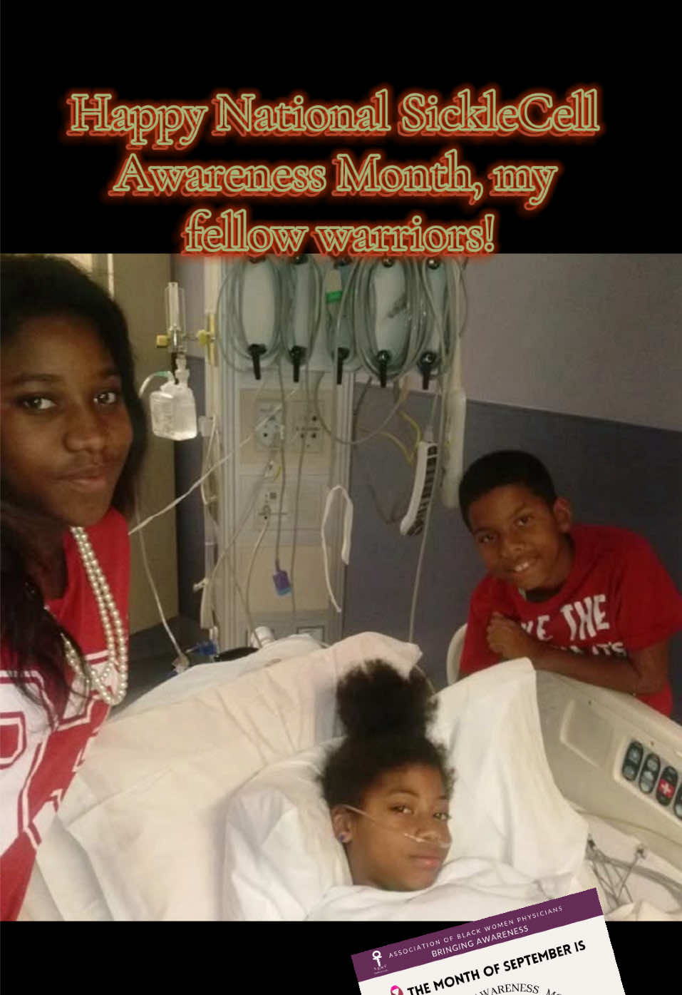 September is Sickle Cell Awareness Month! Make some noise 🥳🥳! We go through so much and shown so little kindness and compassion for what we have to endure ☹️! But I’ll never stop making my disease aware and to bring us together as a Warrior community! 💯🩷🙏🏽 Forgot to post * #therealdaiyah #sicklecellawareness #foryoupage #baltimore #sicklecellbetathalassemia 