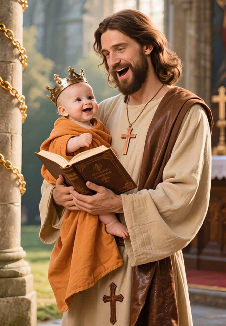 Jesus and baby #jesus #baby #tik tok #jesuslovesyou#cutebaby 