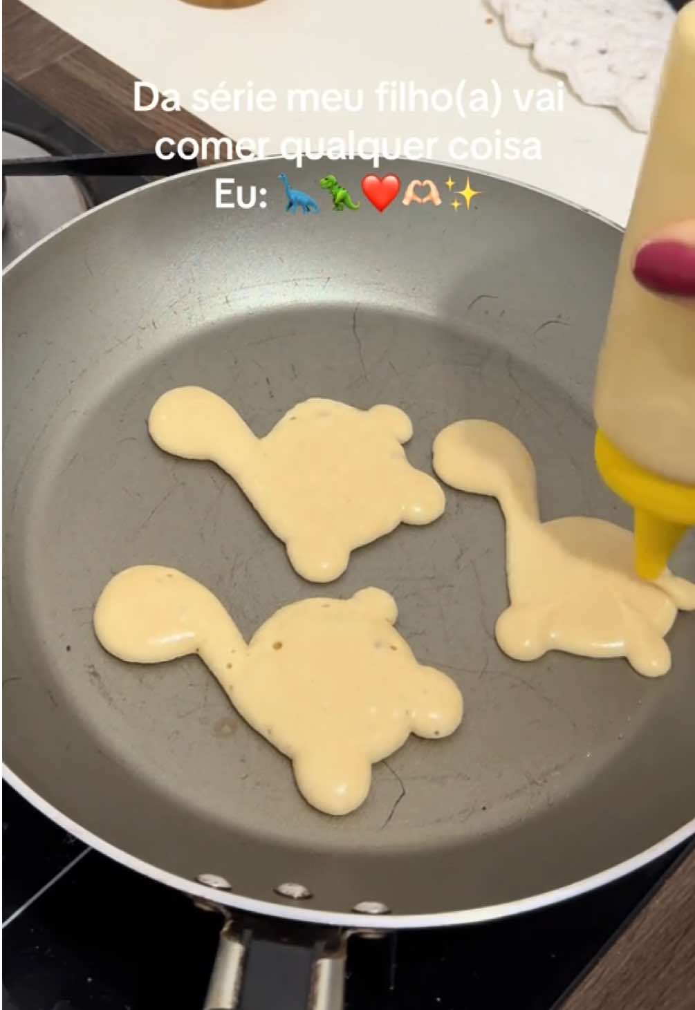 Panquequinha de dinossauro! 🦕 ❤️🫶🏻#maternidade #foryoupage #foryou #fypシ゚ 