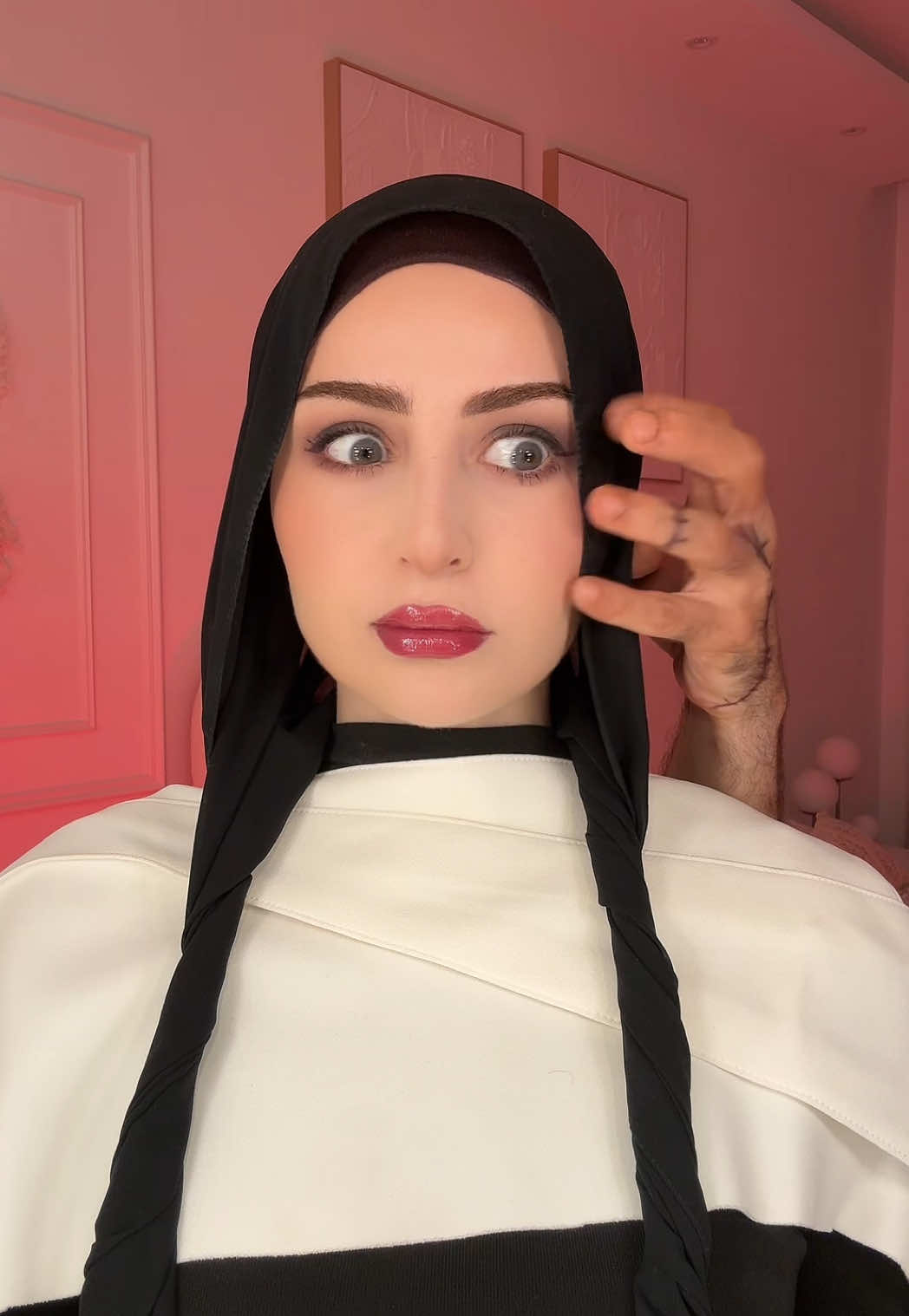 مين يعرف وينزداي ؟ 🧟‍♀️ @NYX Cosmetics Arabia  #nyxcosmetics #wednesday #partneredwithnyx #makeup #tutorial 