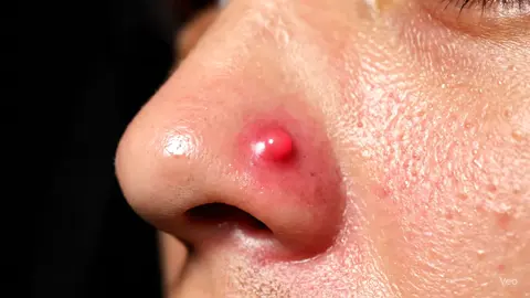 pimple on nose removal it #clear #pimplepop #Acne #skincare #creatorsearchinsights 