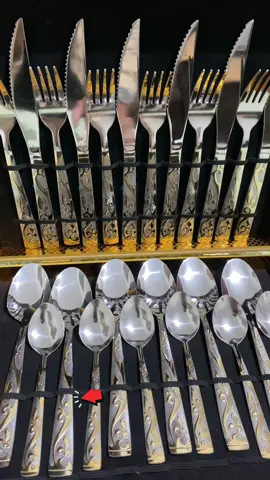 Kite de talheres inox completo 24 peças #talheres #faqueiroinox #kitedetalher #jogodetalheres #luxo 