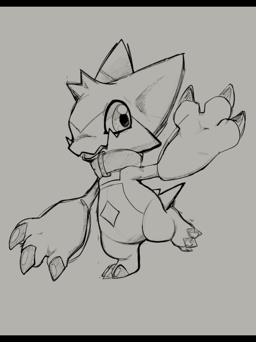 I call it Nakamamon!  #digimon #speeddrawing #fandom #fyp #digimonoc 