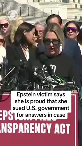 Courtney Wild says she was 14 years old when she was introduced to convicted sex offender Jeffrey Epstein. During a news conference with fellow accusers on Capitol Hill on Wednesday, Wild said she and her lawyer sued the federal government as they investigated claims about Epstein in 2008. She says the suit revealed Epstein had a non-prosecution agreement with the U.S. Attorney's Office in the Southern District of Florida that allowed him to avoid federal prosecution and plead guilty to state prostitution charge. 