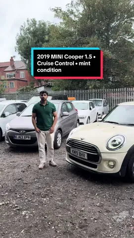 2019 MINI Cooper Hatch • 1.5 Petrol • 6-Speed Manual ⚡ ✅ 49k Miles • Long MOT • Cruise Control + MINI Infotainment System Spotless inside & out • 2 Owners • HPI Clear 📍 Available now @ Carhub Manchester 🚗✨ DM to book a viewing 👇 #minicooper #usedcarsforsale #usedcarsuk #minilife #bmwmini 