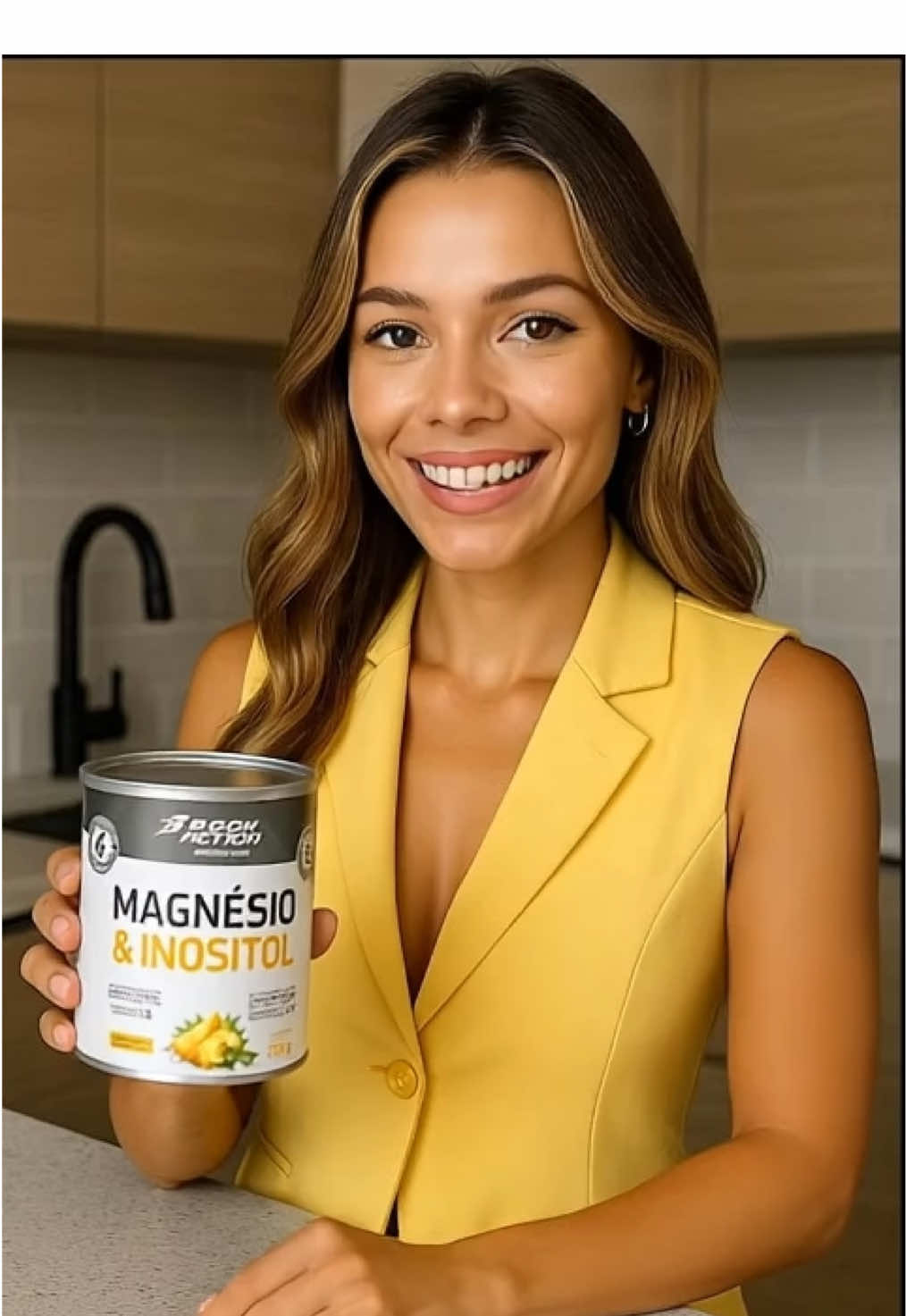 Magnésio & Inositol Bodyaction - Contém Melatonina - Lata 210g #achadinhos #tiktokshop #suplemento #inositols #magnesio 