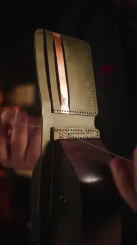 Just cooked up a badass men’s wallet from real leather 🔥💪 100% handmade, zero shortcuts, all style. #leathercraft #handmadevibes #menswallet #StreetStyle #craftedwithlove