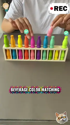 Beverage Color Matching #toysforkids #colormatching #familybonding #challenge #foryoupage 
