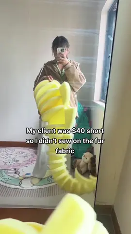 My client was $40 short so this what he get Nah im just joking lol😆 #furrytail #furrytails #fyp #kemonomimi #fishtail                