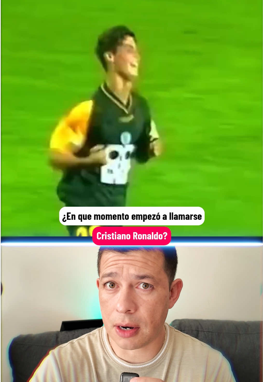 Desde cuando empezó a llamarse Cristiano? #futbol #tendencia #cristianoronaldo 