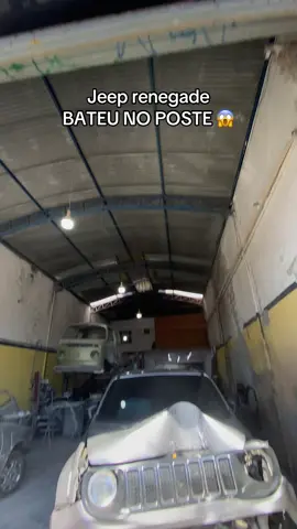 Jeep renegade bateu em poste, siga e acompanhe a restauração #funilaria #fyp #jeep #acidente #carro 