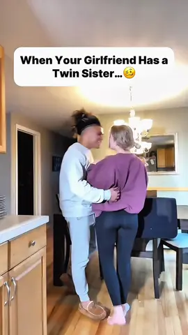When your girlfriend had a twin sister😂😂 #scareprank #scarecam #scare #scared #foryouu #funny #funnyvideo #couple #viral #viraltiktok #fyp #fpyシ #haha 