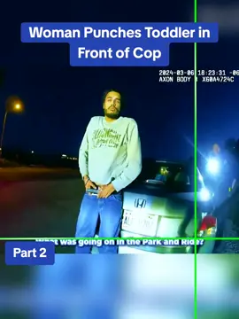 Woman Punches Toddler in Front of Cop #copsoftiktok #cops 