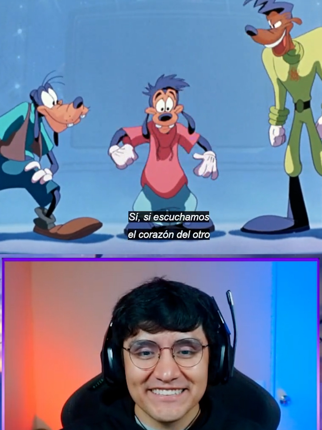 ESPECTACULAR! GOOFY Y SU HIJO BAILANDO JUNTOS 🕺 #goofy #goofymovie #max #patodonald #maxgoof #disney #mickeymouse #reaccion #fyp
