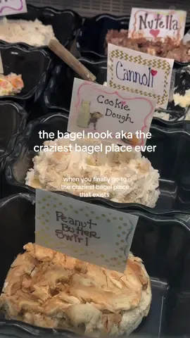 @ThE BaGel NoOk no bc my family is obsessed with you. chocolate chip bagel with cannoli cream cheese >>> TRUST #bageltok #monmouthcounty #monmouthcountynj #thebagelnook #creamcheese 