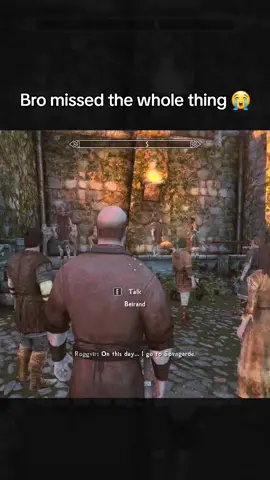 Bro missed the whole thing 😭 #skyrim #gaming #gamer #funny 