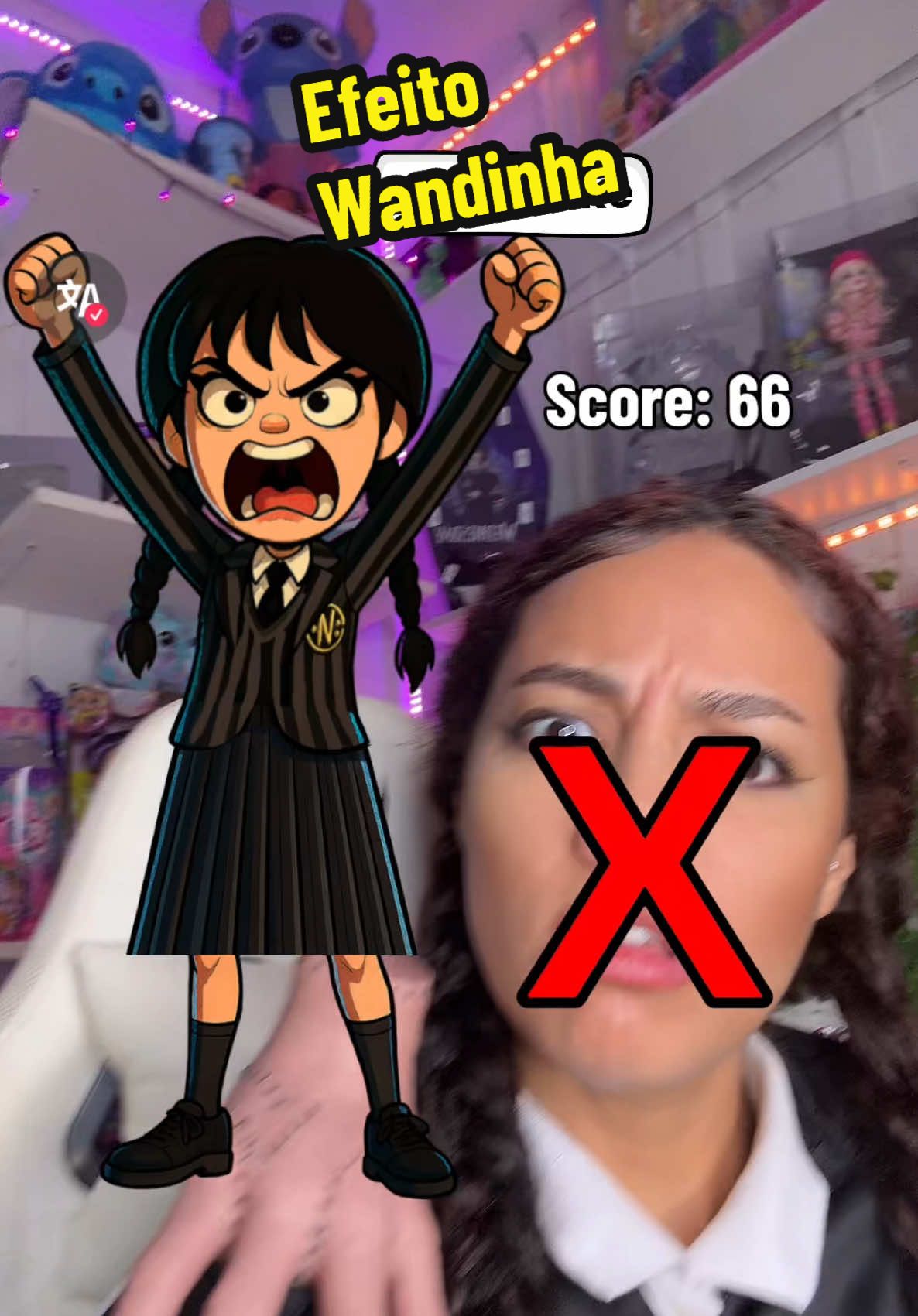 Oh nooo #wednesdaynetflix #wandinhanetflix #netflix #wandinhaaddams #efeito 