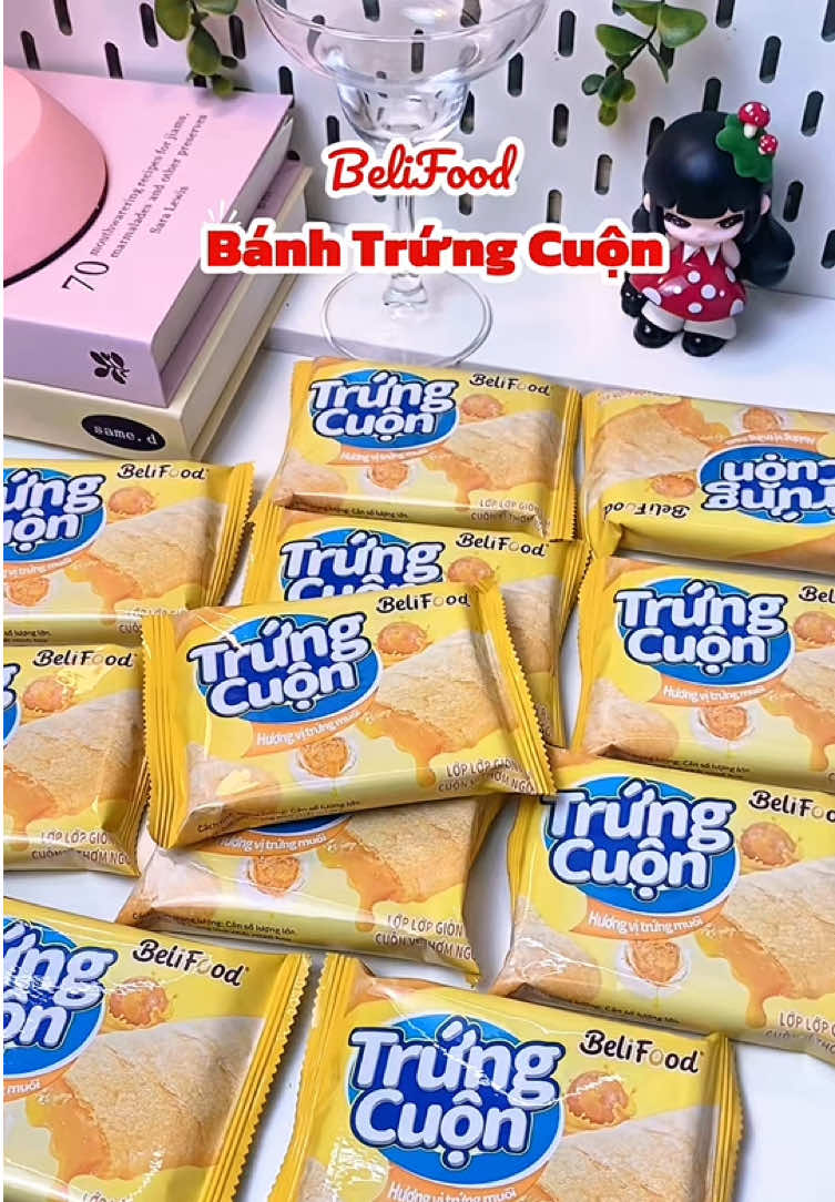 Bánh trứng cuộn này siu ngon luôn á 😍🧀🍥 #banhtrungcuon #belifood #banhcuontrungmuoi #anvat #xh 