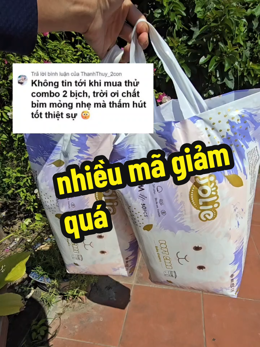 combo 100 miếng bỉm jolie sale rẻ quá ạ #bimjolie #bimchobe #bimquanchobe #taquanchobe #tadan 
