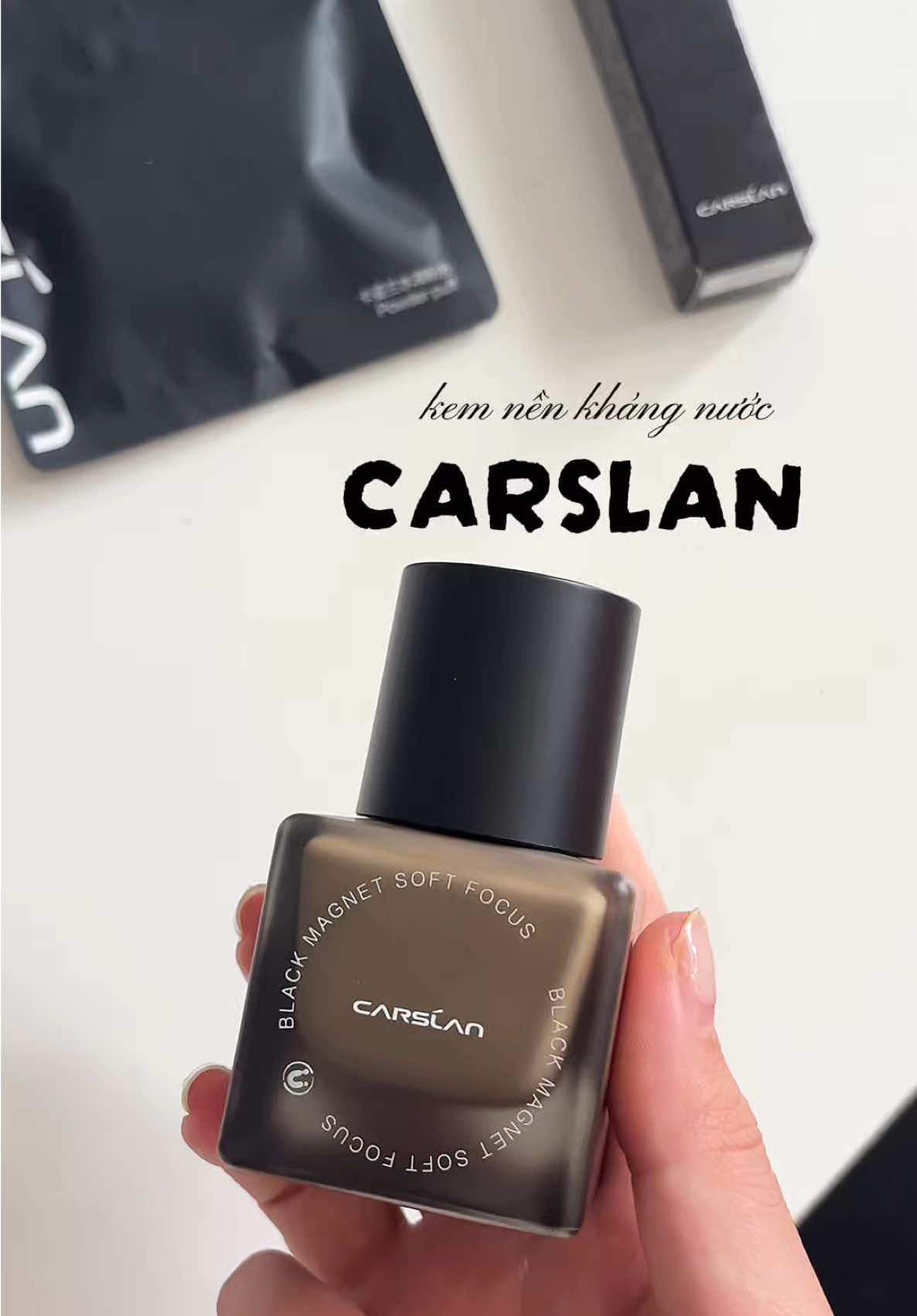 Kem nền mới Carslan 🖤 #carslan #blackmagnet #foundation #kemnen #kemnencarslan 