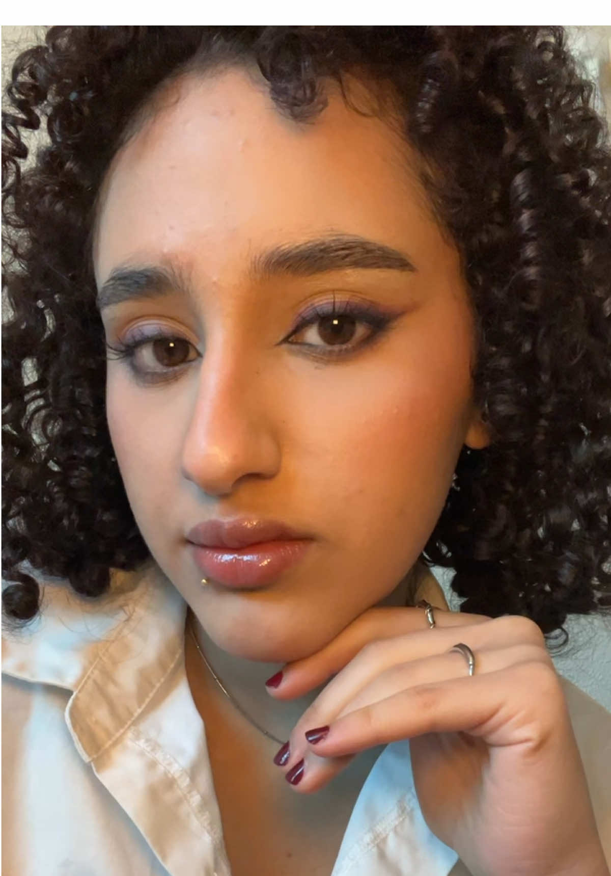 مدري شسالفه اليوم @NYX Cosmetics Arabia @LOCA Beauty @arbeauty.sa @benefitmiddleeast @MAYBELLINE_KSA @L.A. Girl Cosmetics #makeup #makeuptutorial #makeuplook #مكياج #ميكب 