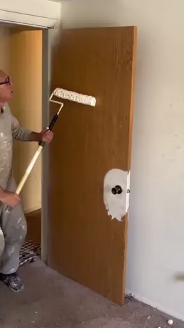 Satisfying roller painting #rollerpaint #satisfying #painting #construction #fyp 