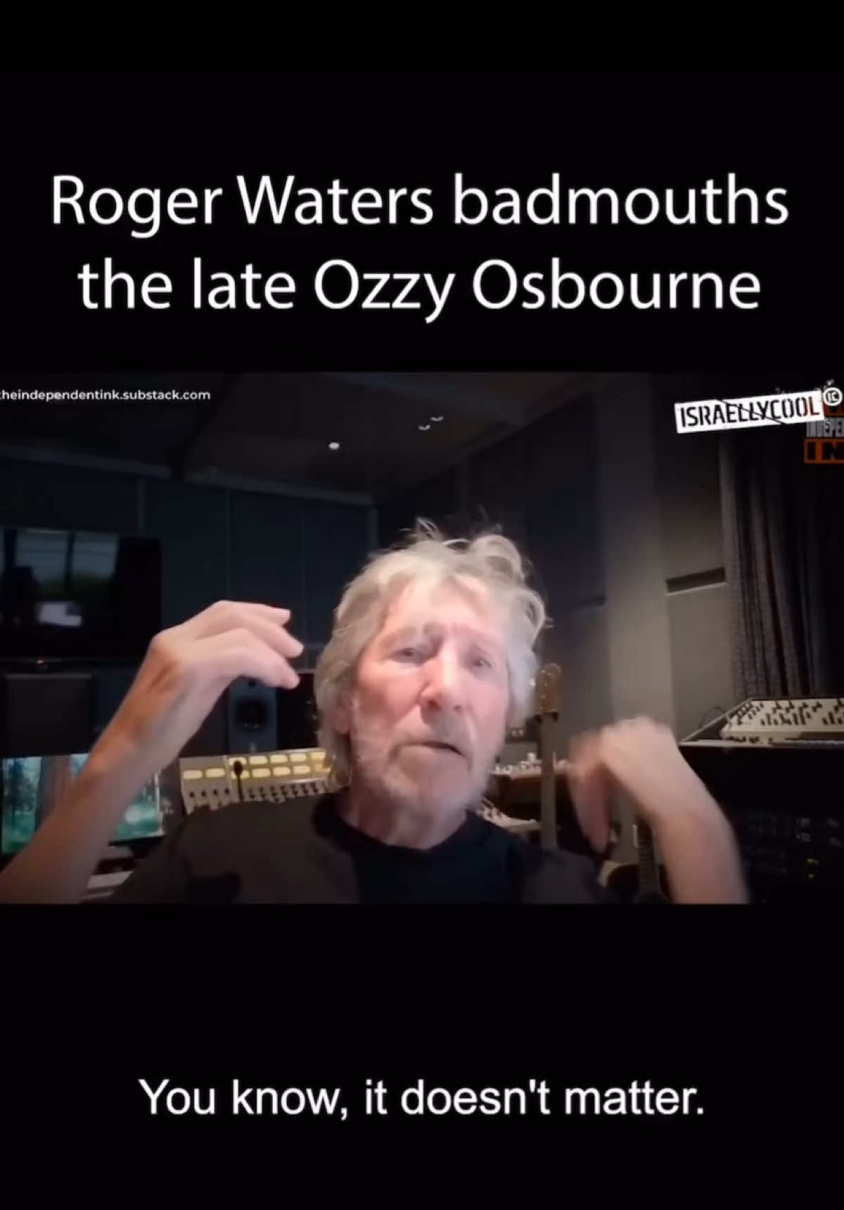 #rogerwaters is a beautiful C*nt #pinkfloyd #ozzyosbourne #blacksabbath 