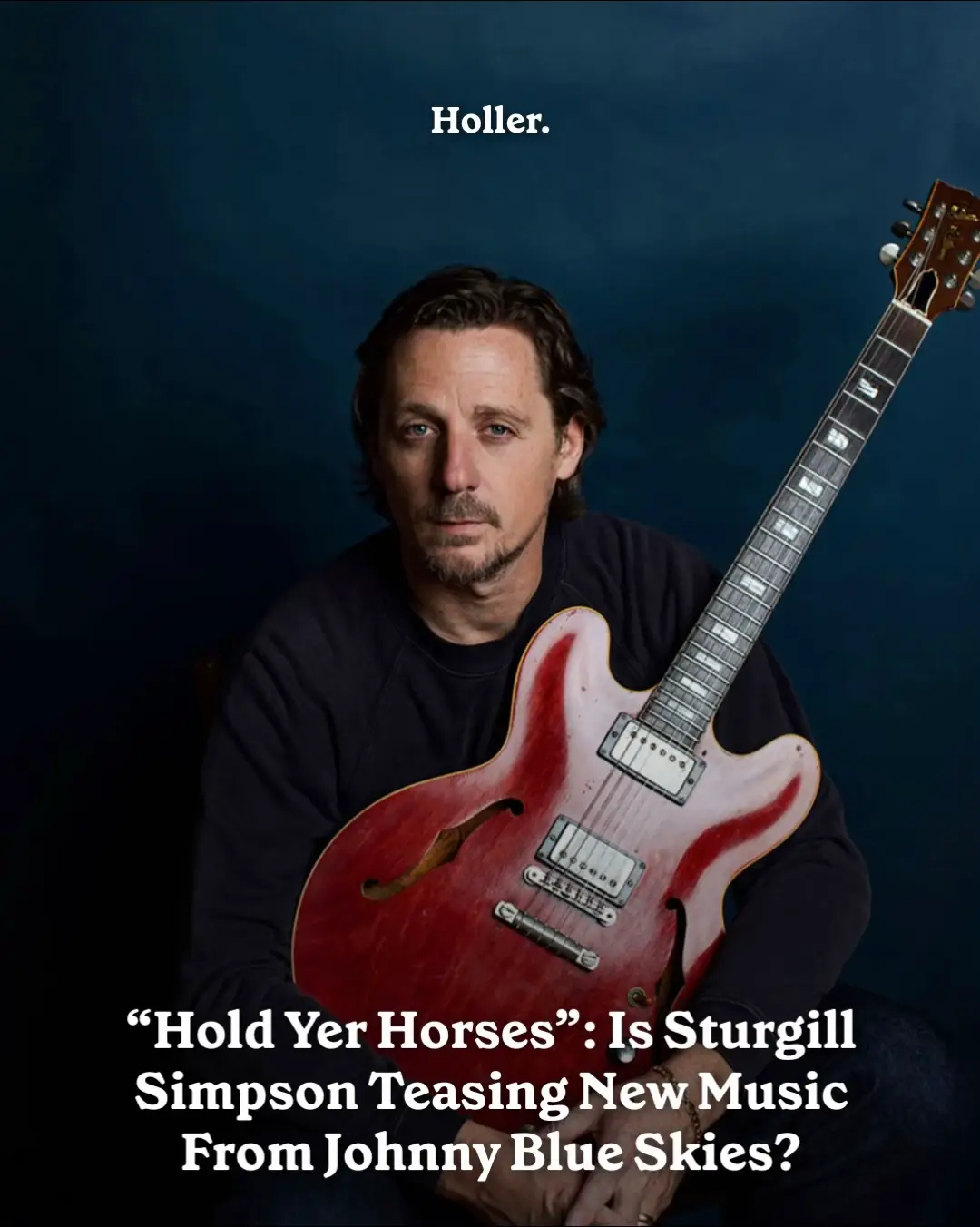Sturgill Simpson has fans in a frenzy, after a new Instagram account, Johnny Blue Skies, has emerged, with a solitary, tantalising post shared today (Wednesday, September 3rd) leading many to suspect there’s new music on the way. 👀🎵 The mysterious Instagram post from the newly created account features the words, “Hold Yer Horses” (swipe to see). Could this be the name of Sturgill Simpson’s brand new song, maybe, or even the album title? 🤔 Link in bio for more. 🔗 #country #sturgillsimpson #johnnyblueskies 