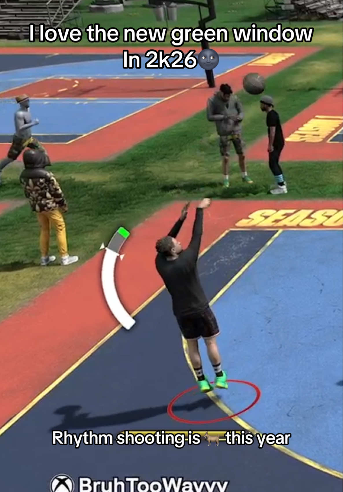 New green window is 🐐 Best 2k so far  #2k26 #2kbuilds #2kcommunity #viral #2kpark #gaming #fyp #2kgreen #game #how 