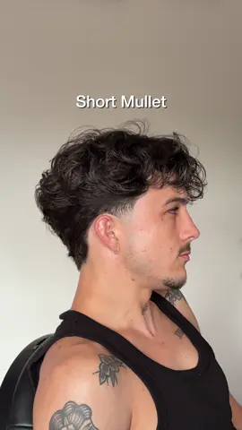 Short Mullet  Show your barber this reference 🥵 #mullet #shortmullet #mullethaircut #mulletsoftiktok 