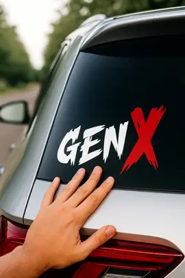 Gen X Grunge Vinyl Decal