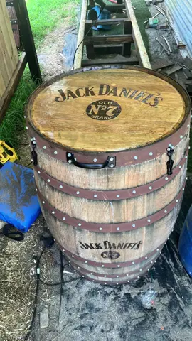 Nickels Barrels Trash Cans #country #rustic #rusticdecor #whiskey #bourbon 