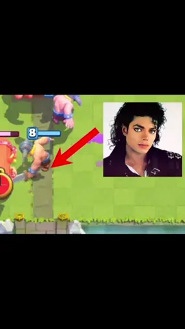 Michael Jackson 😧😧😧#clashroyale #supercell #michaeljacksonchallenge 