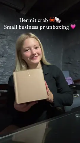 Hermit crab pr unboxing! 💗🦀🐚thank you!!@hermitcrabnerd_4  #fyp #SmallBusiness #prunboxing #hermitcrabtiktok #hermitcrabsmallbusiness 