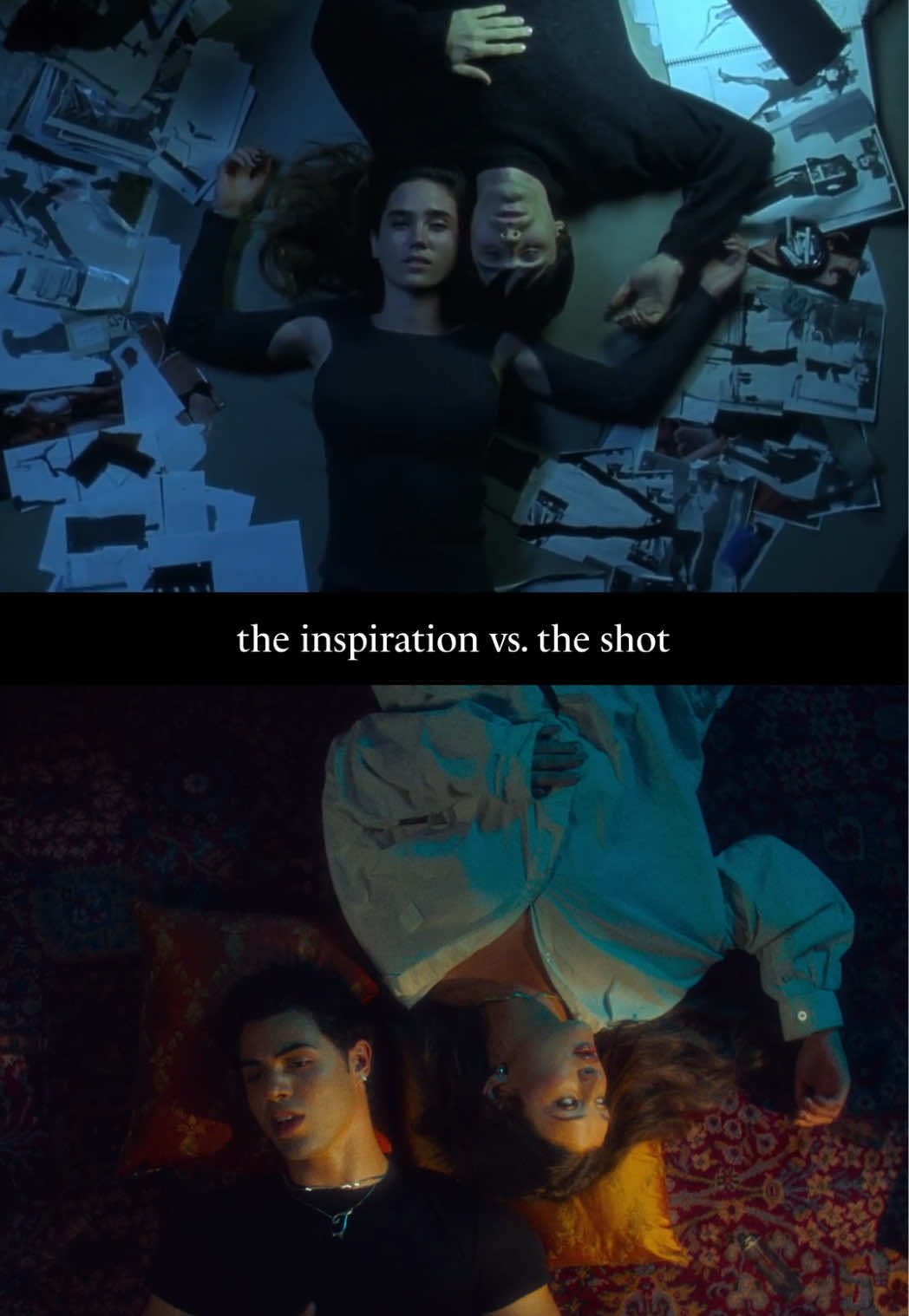 the inspiration vs. the shot for 