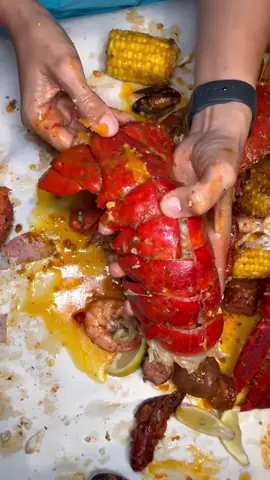 Lobster Tail 🦞 #asmr #seafood #vegas #lasvegas 