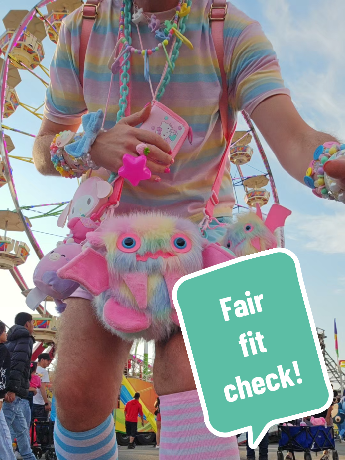 Kawaii fashion outfit check at the fair!!! #decora #jfashion #harajukufashion #kawaiifashion #kawaii 